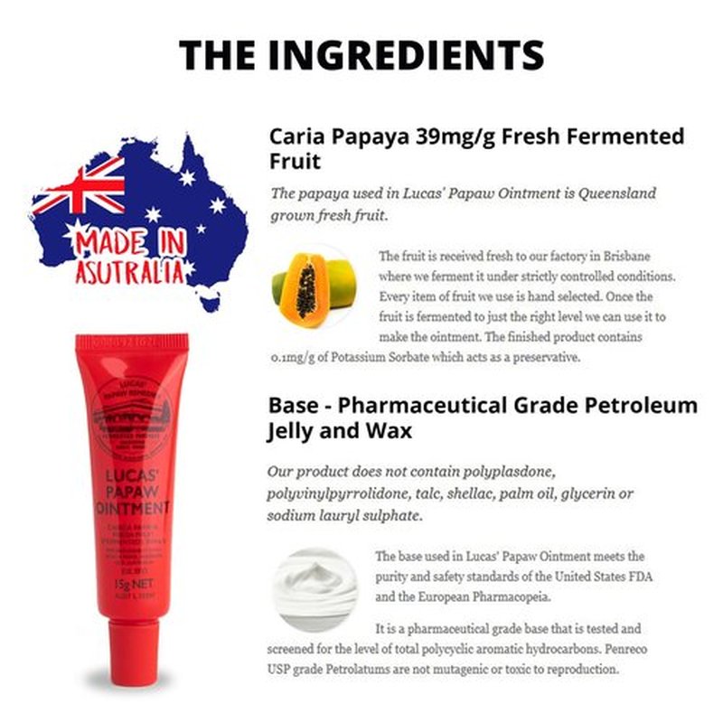 Lucas Pawpaw Lip Ointment, Lucas Pawpaw Cream, Lucas Pawpaw Ointment for Lips & Dry Skin - Unique All Skin Types, All Gender- Any Season Gift Pack with 75g and 15gr Pawpaw Balm