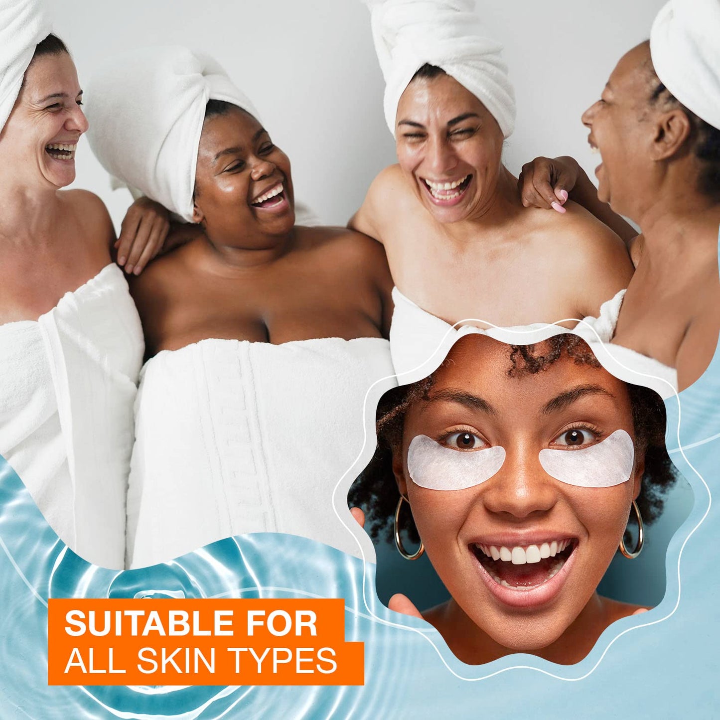 Natural Chemist Under Eye Patches - Under Eye Pads - Cruelty Free Korean Skin Care For All Skin Types - 5 Pairs