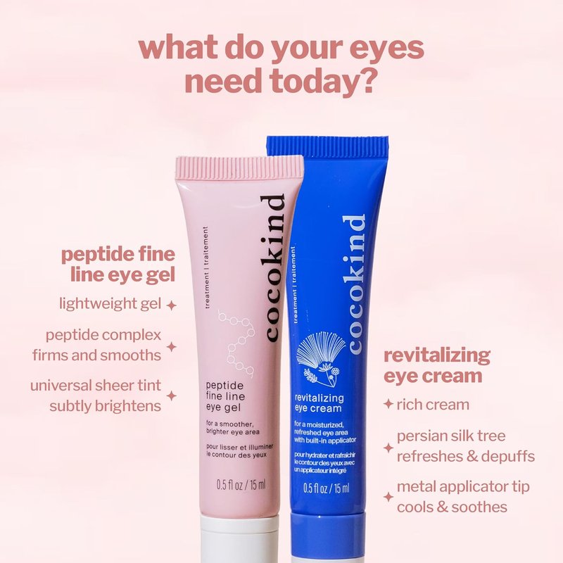 Cocokind Eye Love Kit - Firm Skin & Smooth Fine Lines | Hydration & Dark Circle Brightening