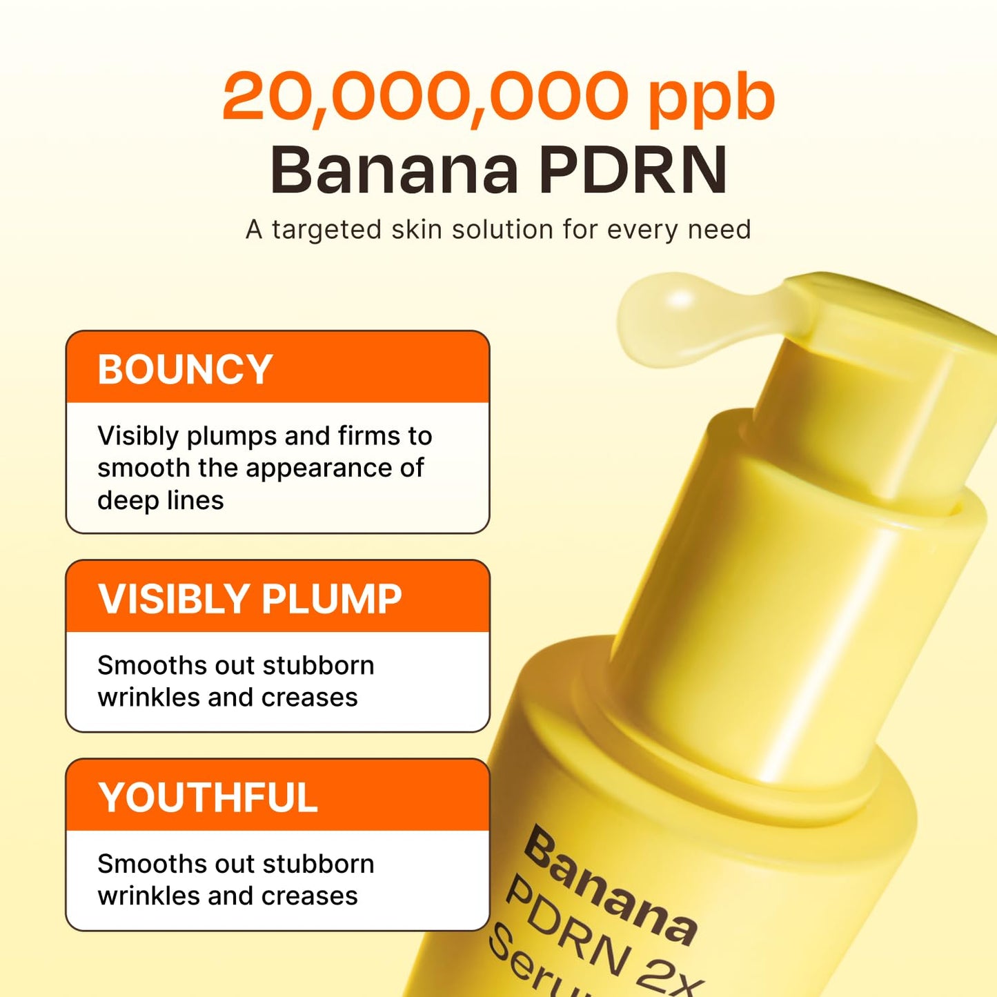 Celladix Banana PDRN 2X Serum – 20,000 ppm High-Purity Vegan PDRN with Tranexamic Acid, Niacinamide & Alpha Arbutin – Firming, Smoothing & Radiant Glass Skin Glow – Korean Skincare, 1.01 Fl Oz