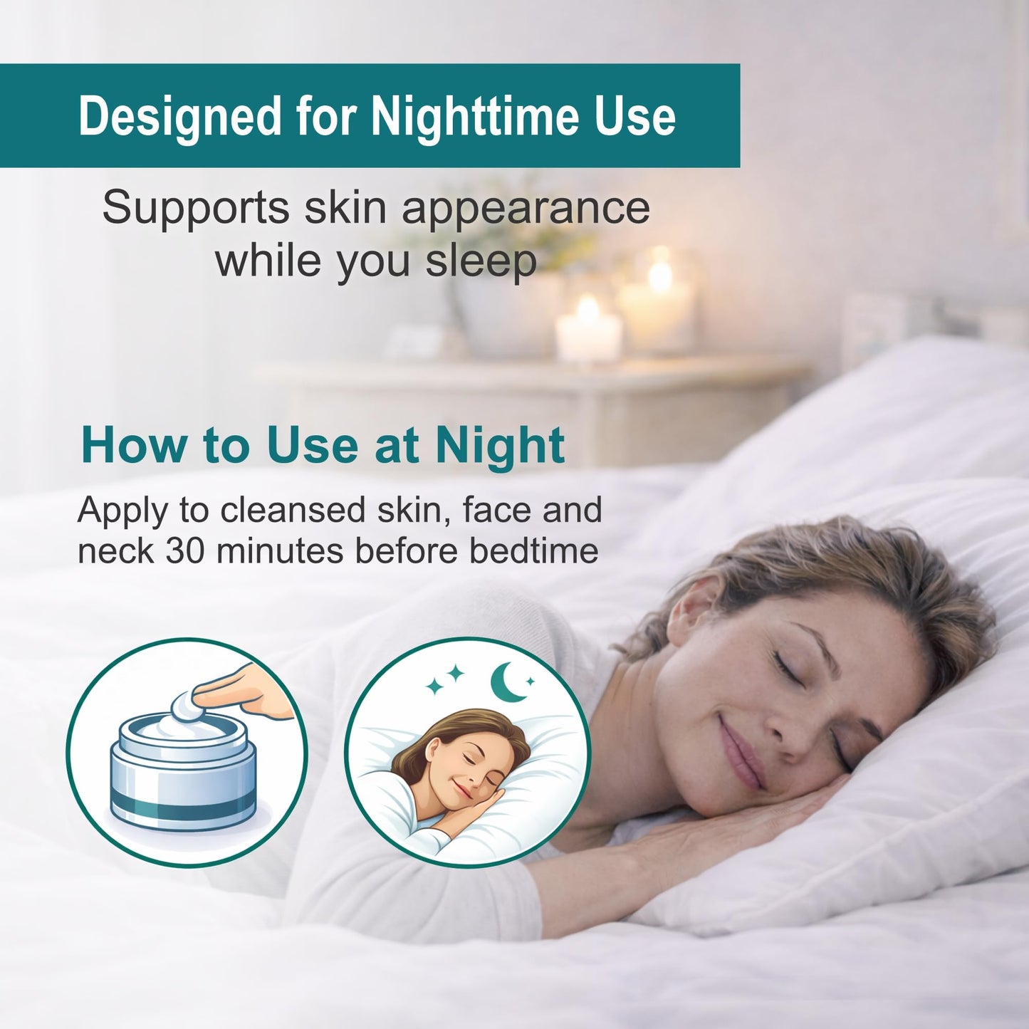 SUN COAST SCIENCES - Total Night Cream, Night Face Cream for All Skin Types, Night Face Moisturizer with Vitamin C, Niacinamide and Peptides, by Dr. Mark Rosenberg - 1 fl oz