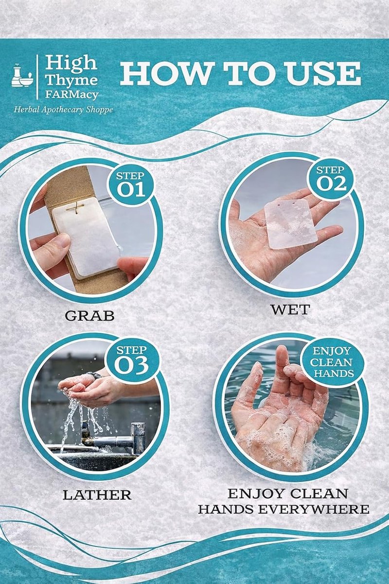 Travel Soap Sheets - Portable Paper Soap for Travel, Camping & Hiking | 150 Count, TSA Approved, Unscented