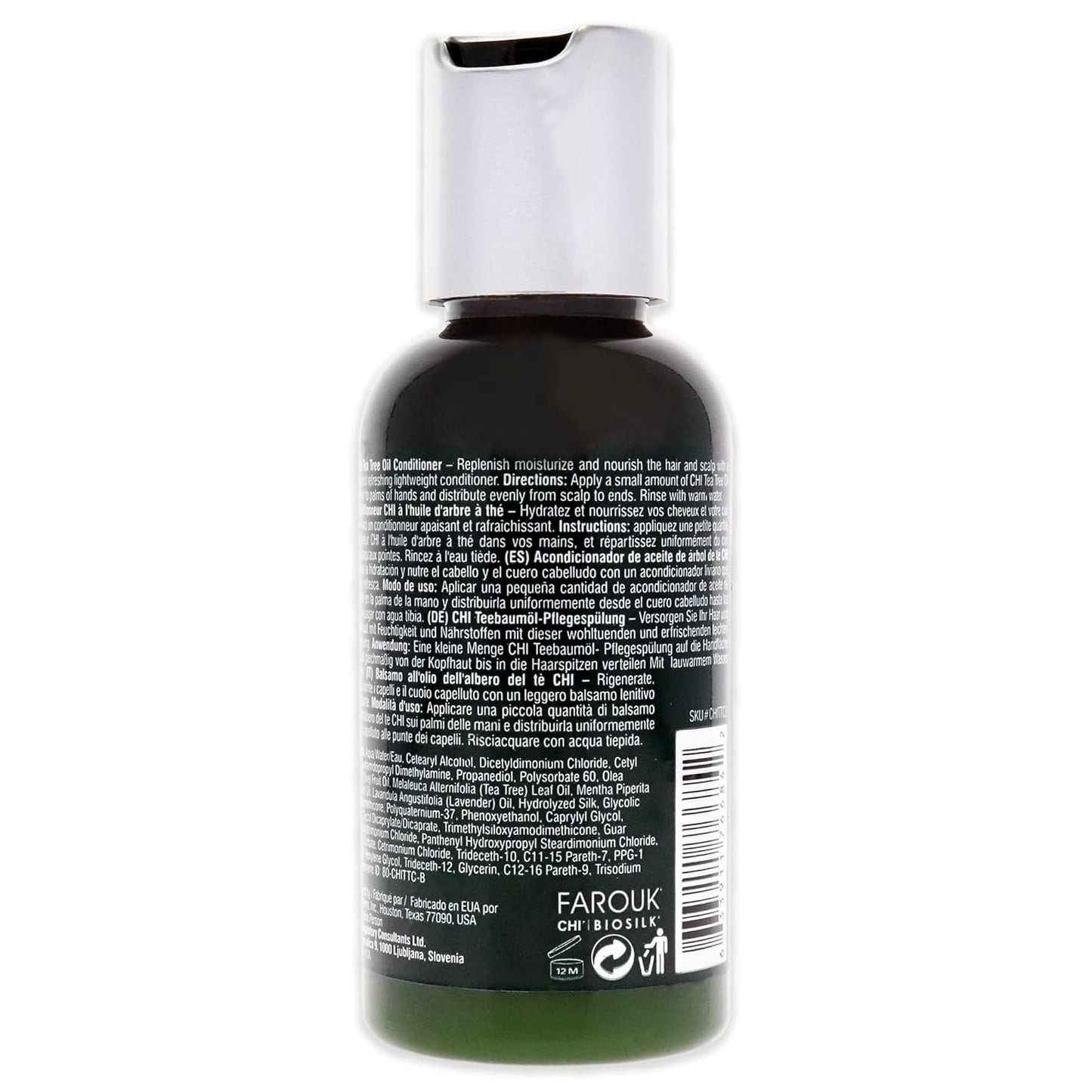 CHI Tea Tree Oil Shampoo, Strengthening Shampoo For Gently Cleansing Hair & Removing Impurities, Sulfate, Paraben, & Cruelty-Free, 25 Oz
