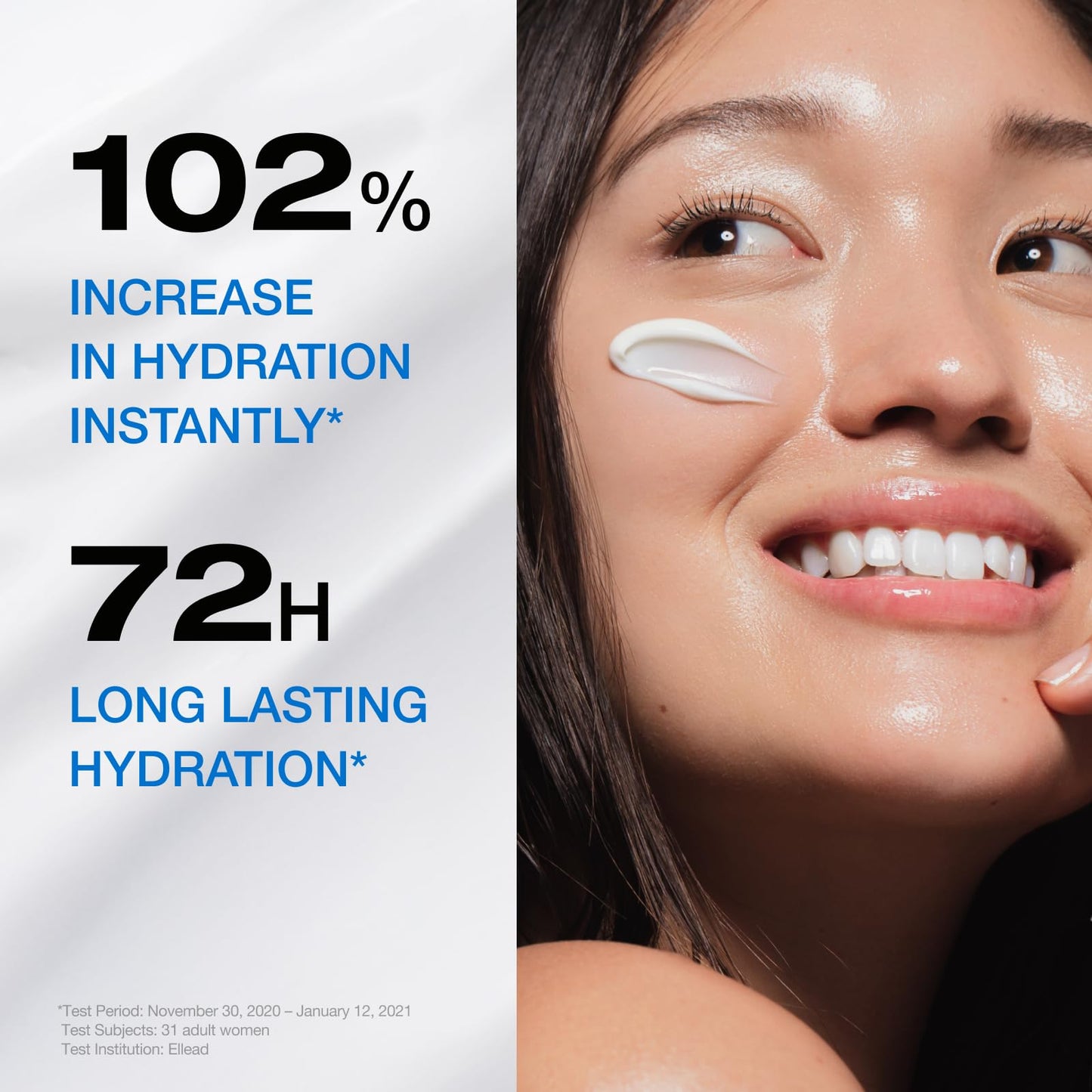 Physiogel Daily Moisture Therapy Hydrating Facial Cream, Lightweight Face Moisturizer with Ceramide, 72H Lasting Hydration, For Dry & Sensitive Skin, 2.5 fl. oz.