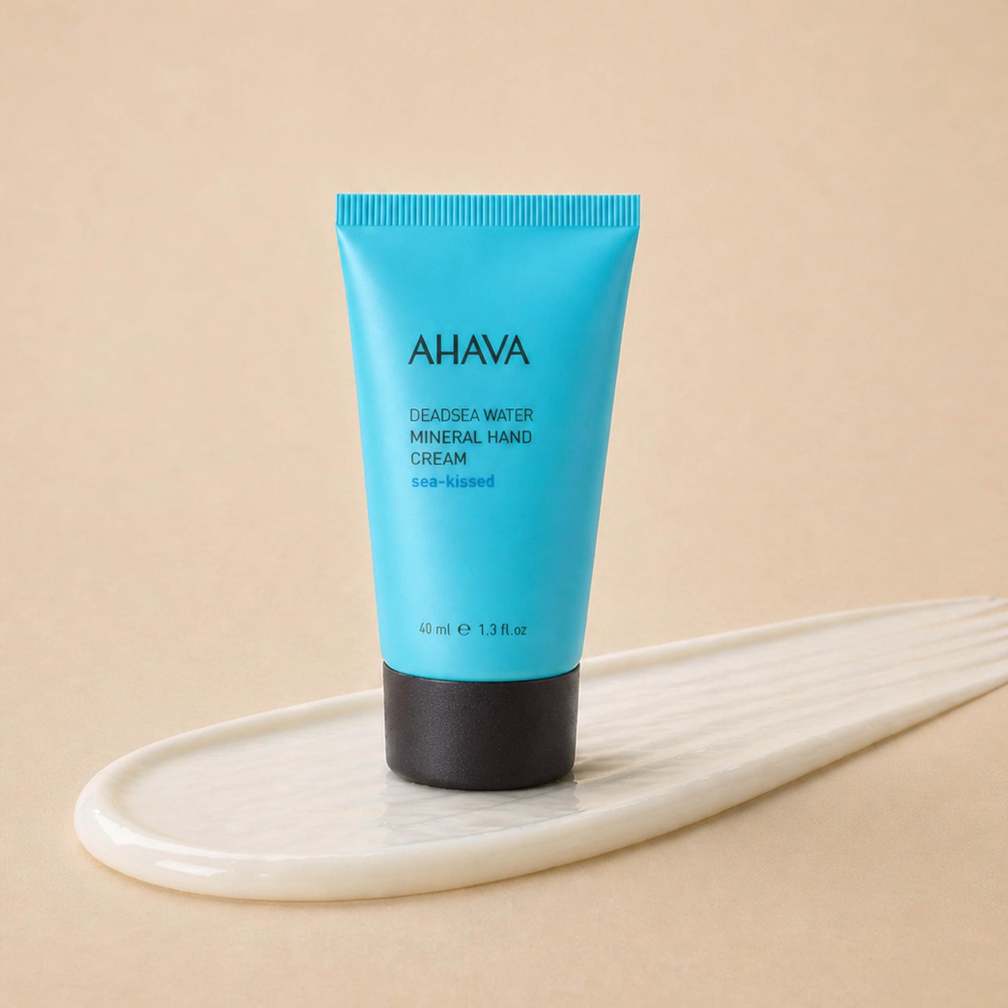 AHAVA Dead Sea Water Mineral Hand Cream, Sea-Kissed, Travel Size - Hand Moisturizer For Dry Cracked Hands, Light & Fast Absorbing, Enriched with Exlusive Osmoter, Witch Hazel & Allantoin, 1.3 Fl.Oz