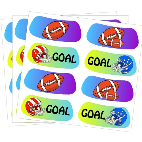 Sports Under Eye Black Strips Stickers 120 pcs Gradient Color Change Eye Strips Baseball Football Softball Lacrosse Fans Eye Black Stickers for Themed Party Game Day Supplies (Muc)