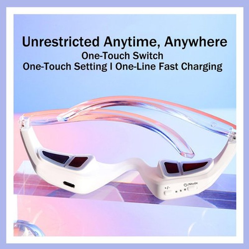 Botanique Paris Under Eye Device, Revitaleyes Under-Eye Therapy, Revital Eyes Glasses, Fade Dark Circles, Under-Eye Bags, Wrinkles, Fine Lines, Don’t Mask Aging, Rejuvenate It (2PCS)