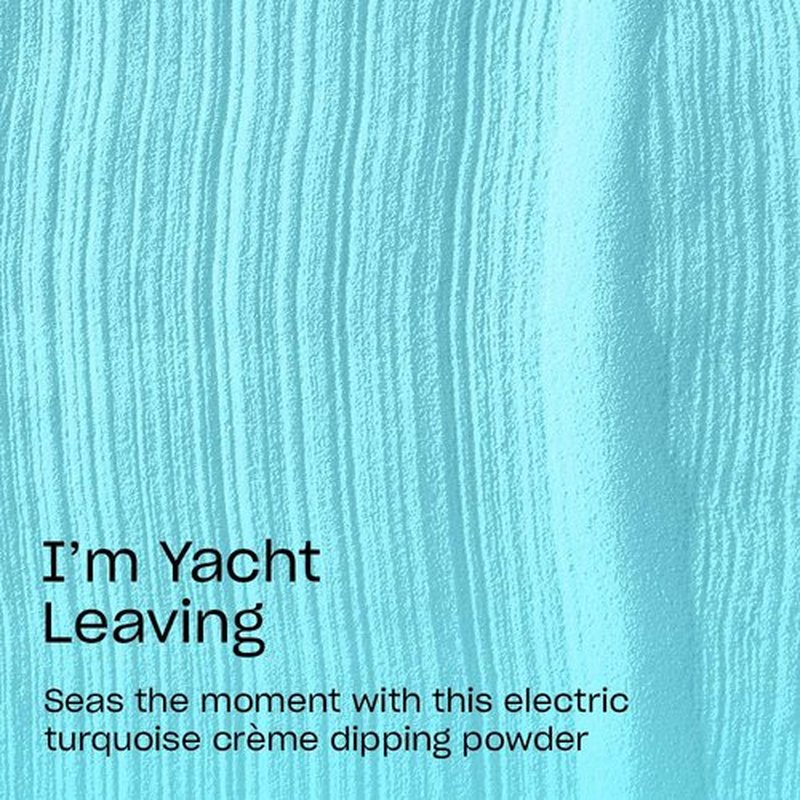 OPI Powder Perfection I’m Yacht Leaving | Opaque Green Green Crème Nail Dipping Powder | Summer Make the Rules Collection