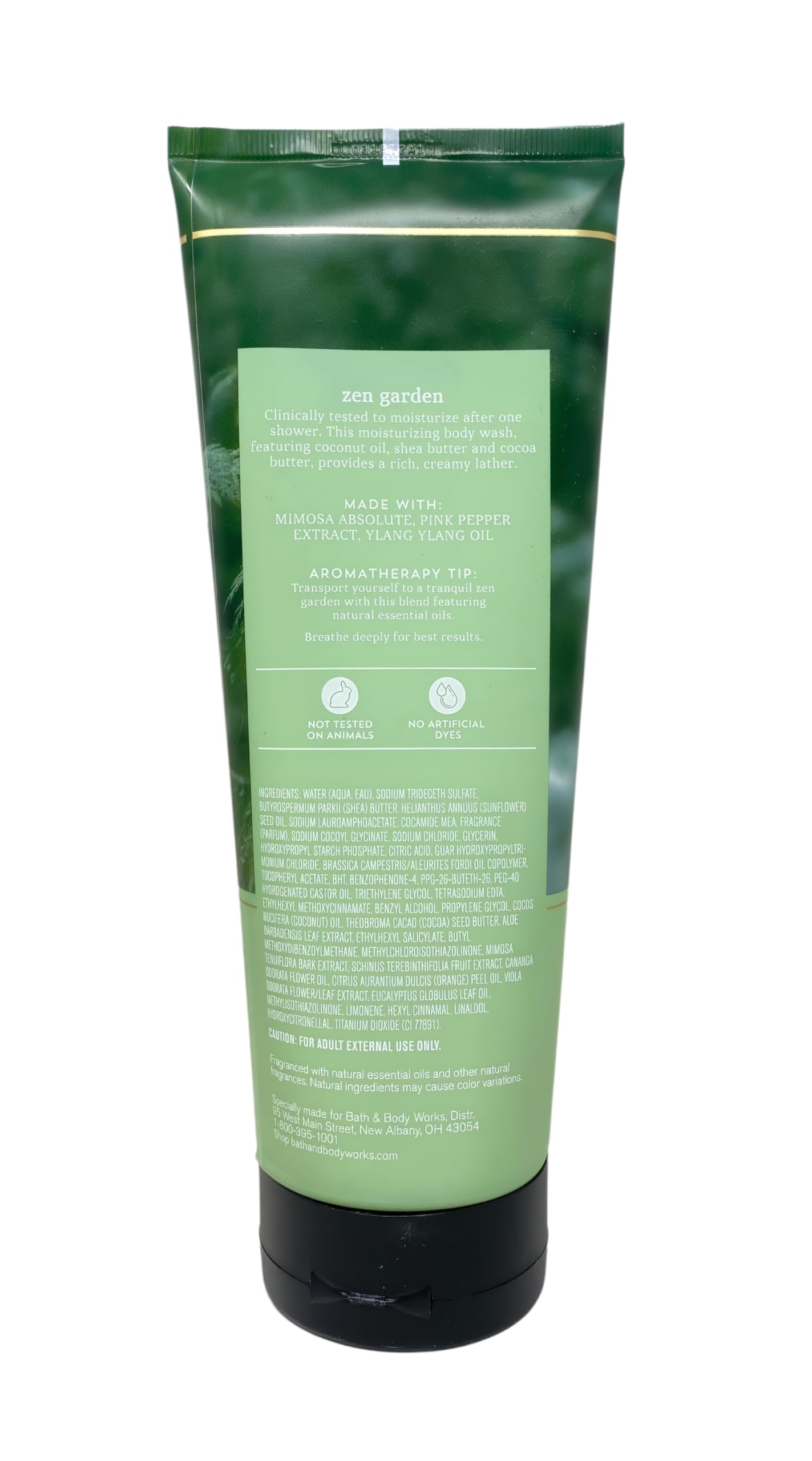 Bath & Body Works Aromatherapy Zen Garden 2 Moisturizing Body Washes with an Aloe Vera Sample Soap