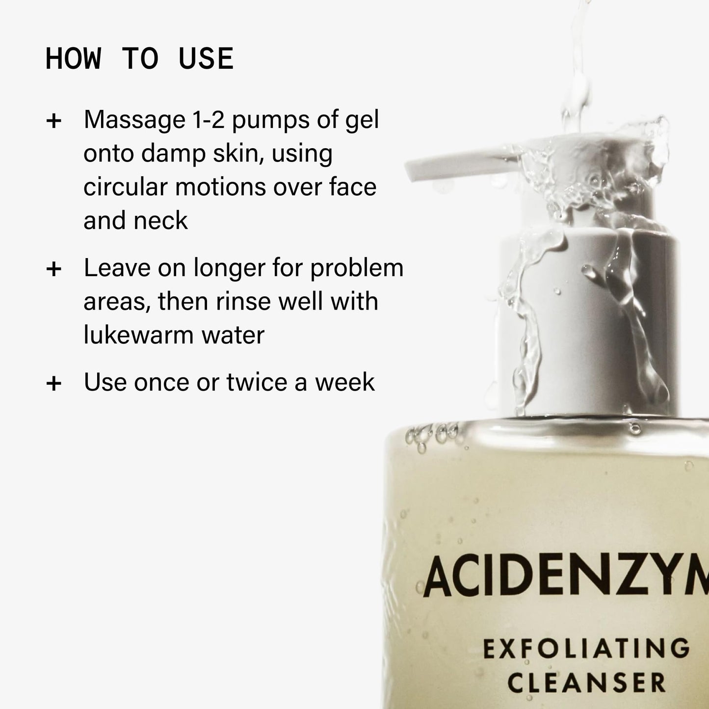 Beauty Pie AcidEnzyme Exfoliating Cleanser | Exfoliating Face & Body Wash | Smooth, Purify & Clarify Skin | Salicylic Acid AHA BHA Exfoliant | Deep Pore Cleanser | 13.52 fl oz