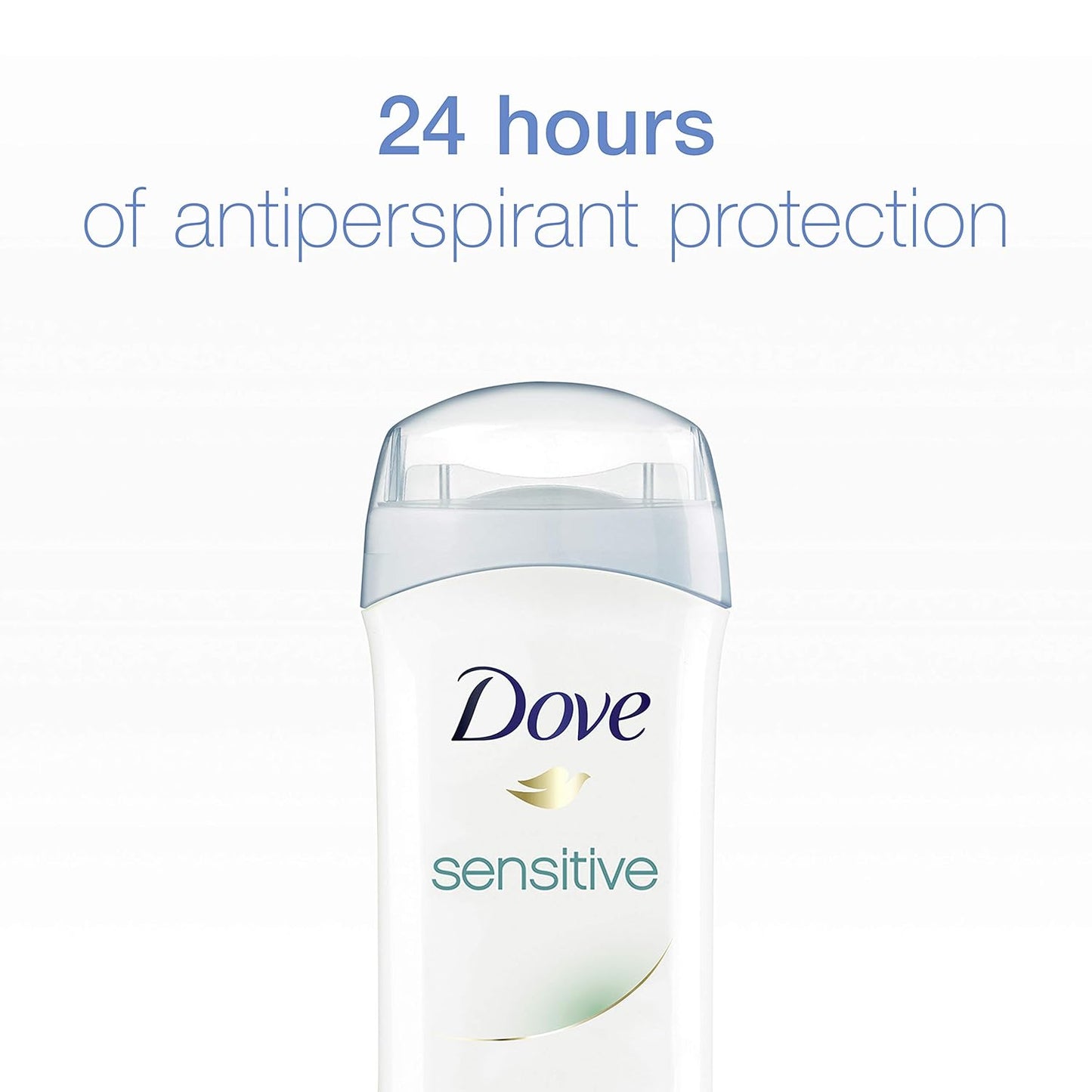 Dove Deodorant 2.6 Ounce Invisible Solid Sensitive Skin (76ml) (6 Pack)