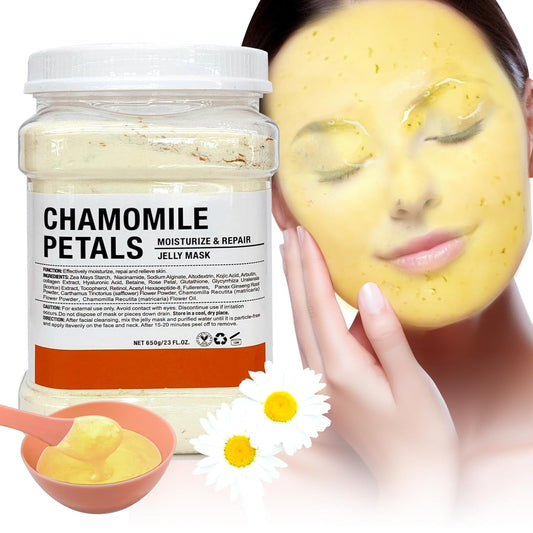 Jelly Face Mask - Hydrating Peel-Off Gel for Deep Skin Moisture | 23 Fl Oz Chamomile
