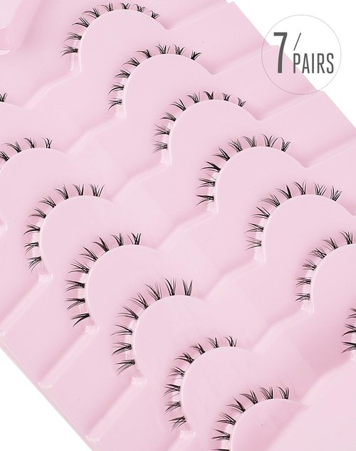 Bottom Lashes Bottom Eyelashes False Lower Lashes Fake Bottom Eyelashes 7 Pairs Bottom-3
