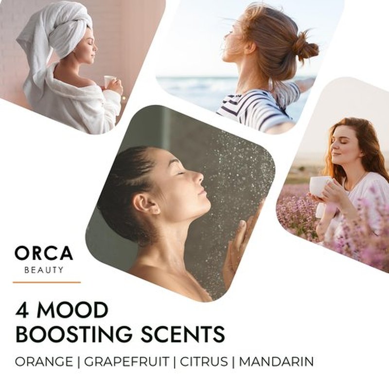 Shower Steamers Aromatherapy - Relaxation Gifts for Women, Shower Bombs, Unique Spa Gifts Shower Tablets, Stocking Stuffers for Women & Men (Citrus Scent 8PC)