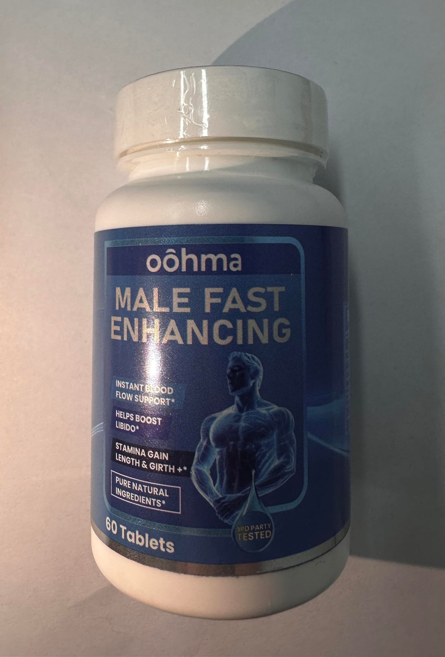 Oohma New Male Enhancing Supplement, Designed to be Fast Acting for Blood Flow to Gain Length & Girth + Stamina, Maca, Epimedium, and Other Natural Ingredients, 3rd Party Tested Supplement 60 Tablets