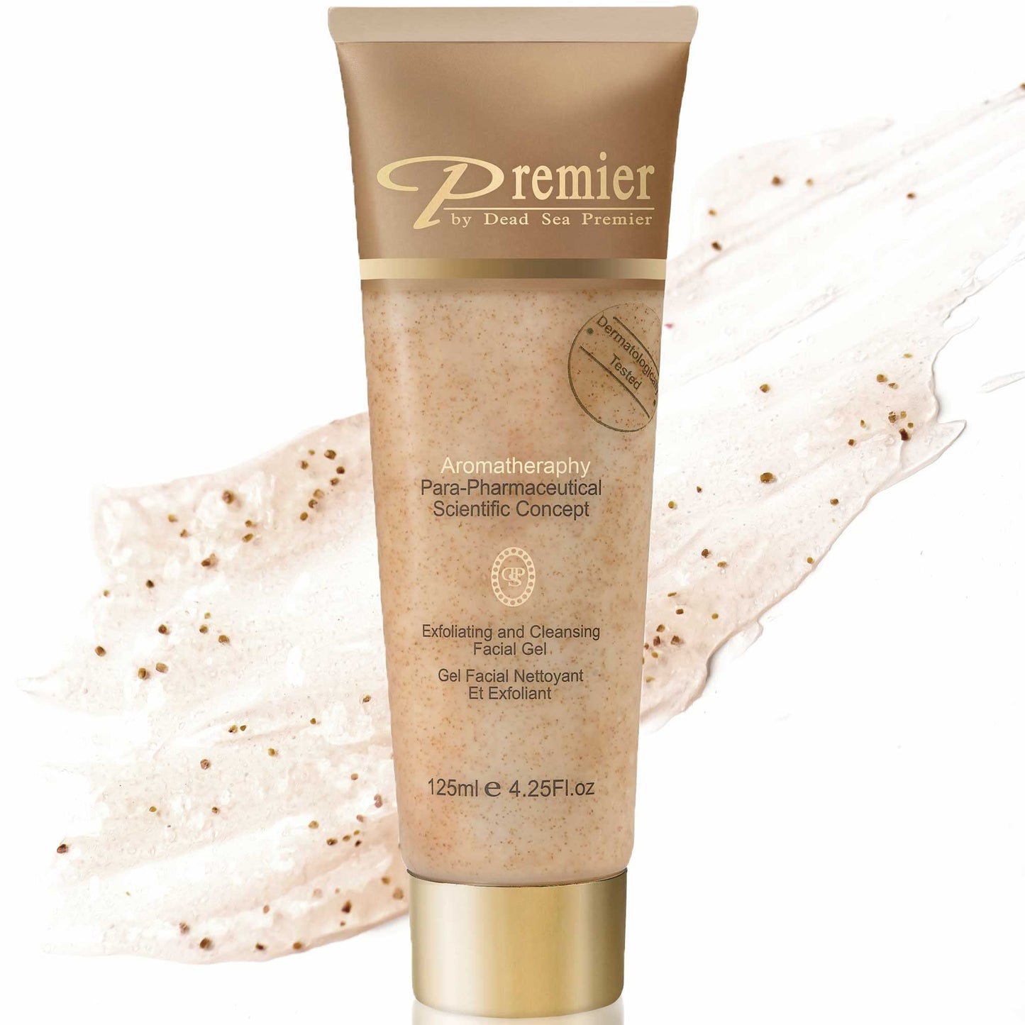 Premier Dead Sea Apricot Facial Exfoliating Gel w/Dead Sea Minerals 4.25oz