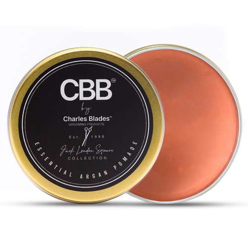 CBB By Charles Blades Hair Pomade for Men Strong Hold 4 Fl Oz - Improve Hair Strength and Volume | All Hair Types | Water-Based Pomade Men Hair Styling Pomade Medium to High Shine