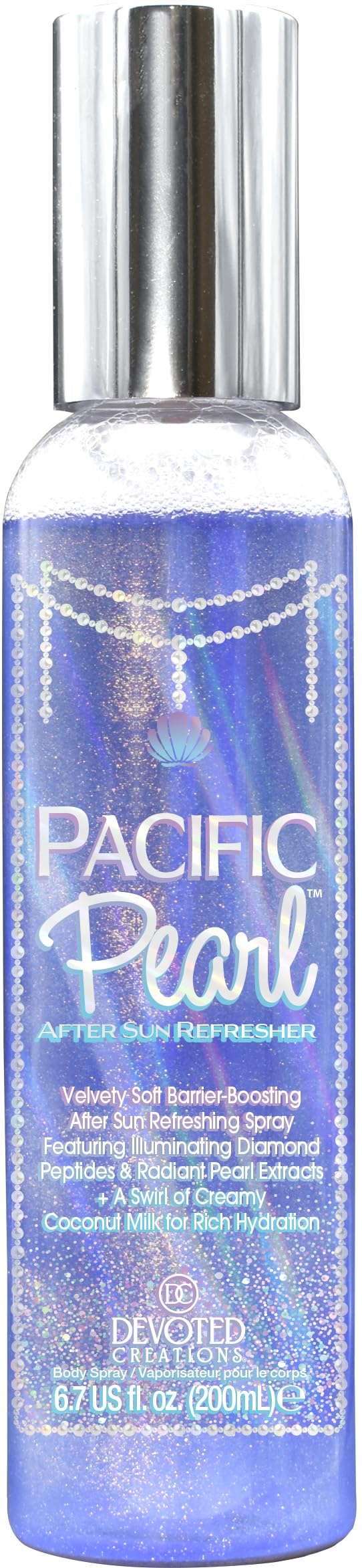 Devoted Creations Pacific Pearl After Sun Refreshing Spray | Velvety Soft Barrier-Boosting After Sun Refreshing Body Spray
