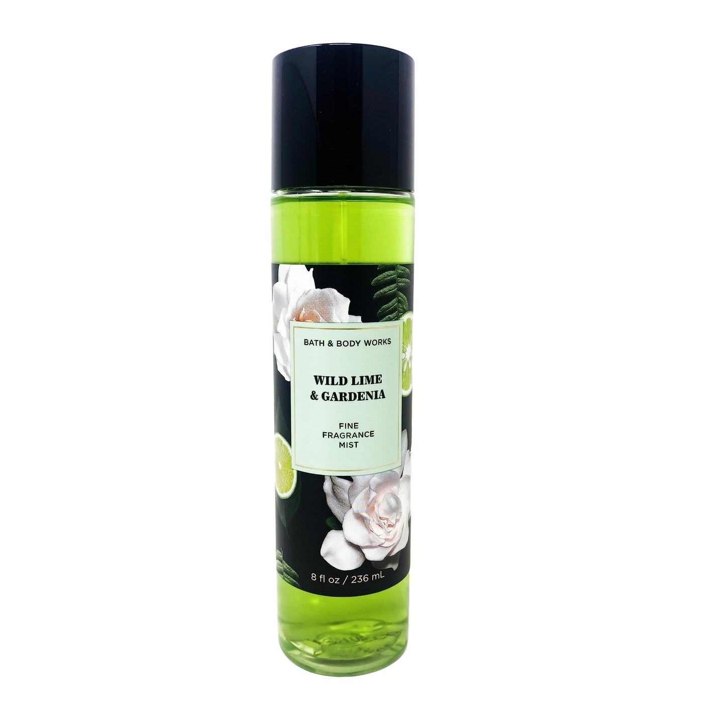 Bath & Body Works Wild Lime & Gardenia Duo Gift Set - Fragrance Mist and Body Cream - Full Size