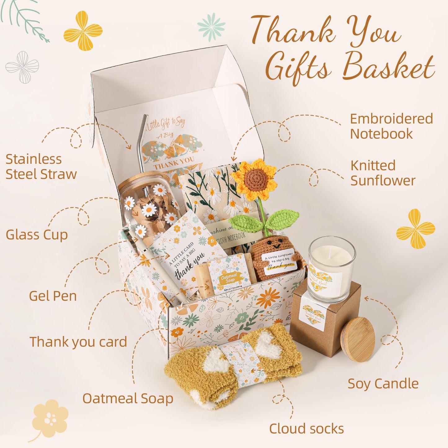 Thank You Gifts for Women,10PCS Teacher Appreciation Gifts,Birthday Gifts