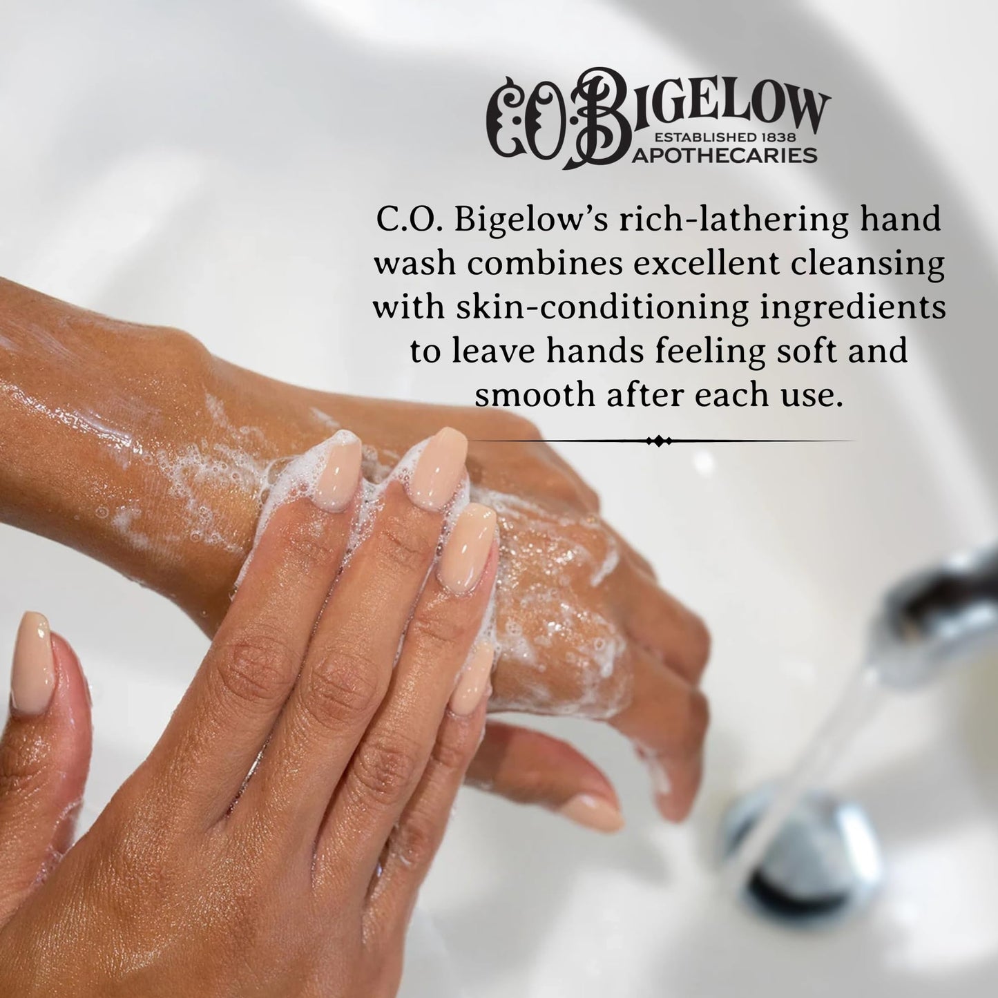 C.O. Bigelow Bergamot Hand Wash, Iconic Collection Liquid Hand Soap with Shea Butter, Glycerin, Aloe Vera, 10.5 Fl Oz