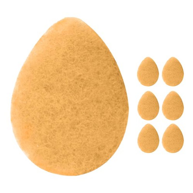 KOL Face Scrubber, Citrus and Vitamin C Infused Exfoliating Facial Cleansing Pads, Disposable Exfoliator Face Sponge for Daily Face Cleaning and Makeup Removal, 6 Count