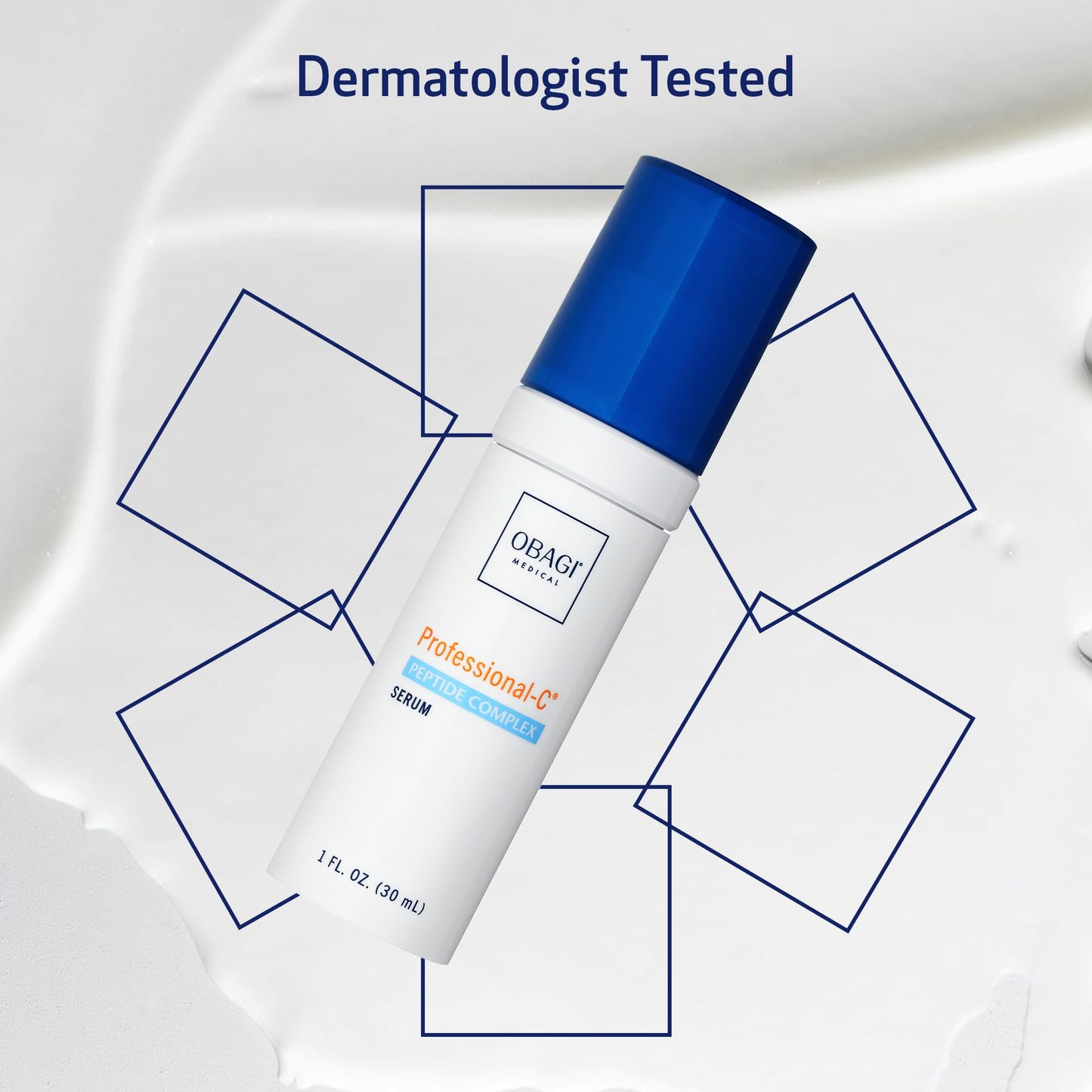 Obagi Professional-C Peptide Complex Serum – Improves the Appearance of Firmness, Skin Tone & Fine Lines & Wrinkles – 1 oz