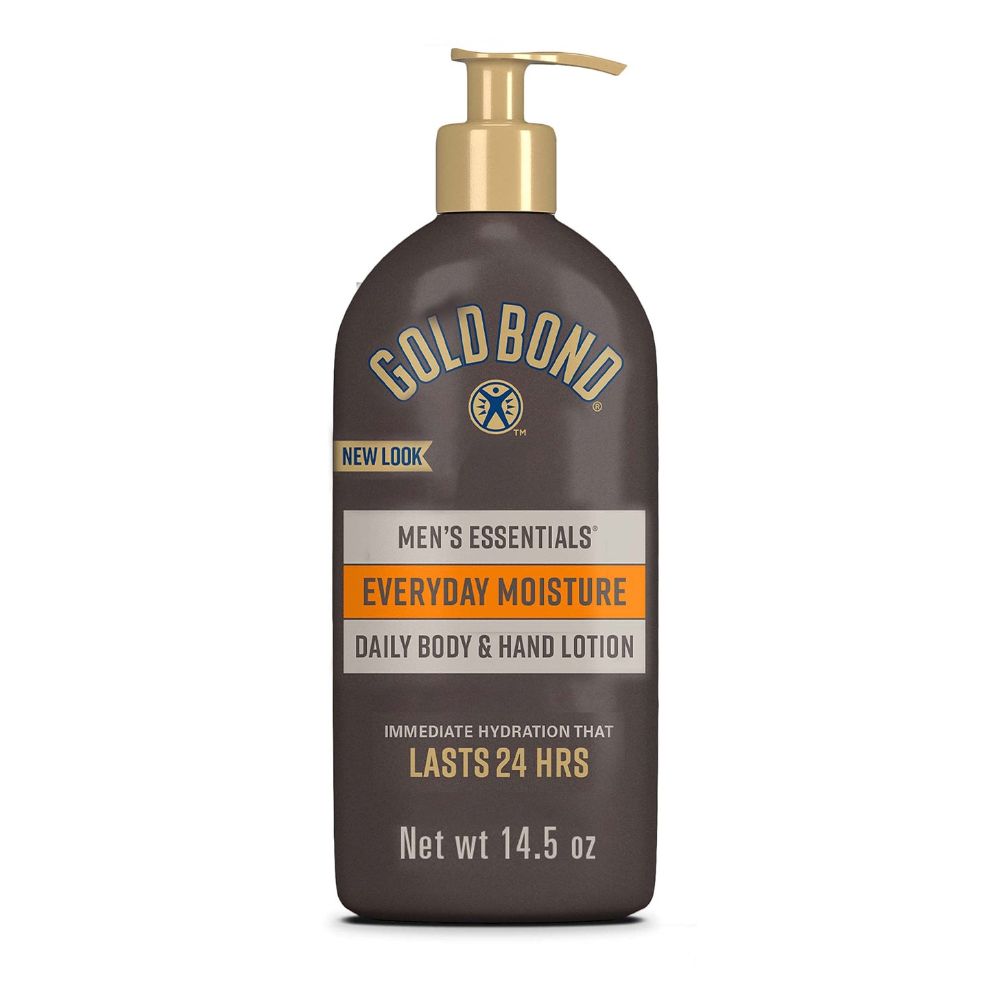 Gold Bond Men's Essentials Everyday Moisture Body & Hand Lotion, 14.5 oz