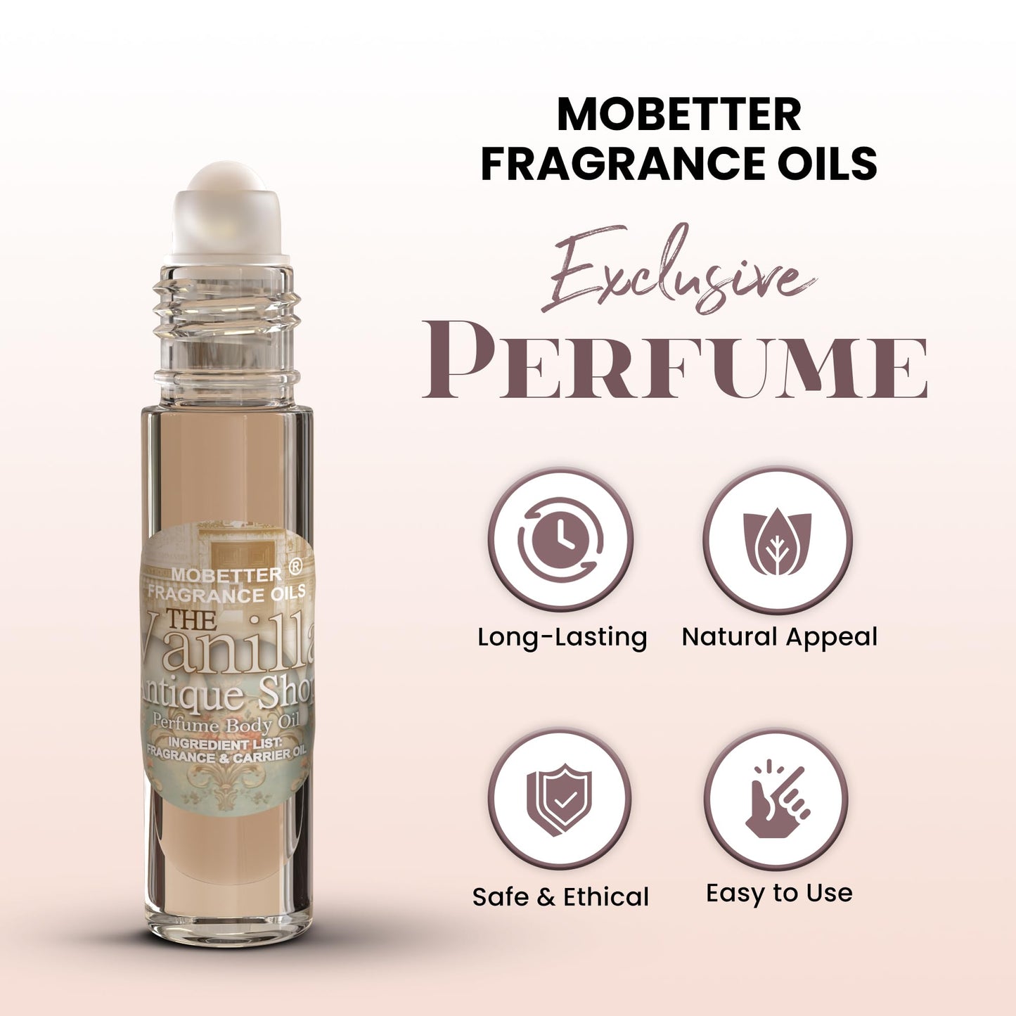 MOBETTER FRAGRANCE OILS The Vanilla Antique Shop Perfume Body Oil for Unisex