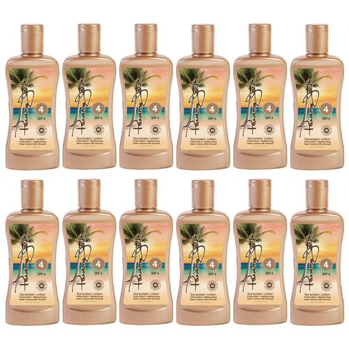 Panama Jack Sunscreen Tanning Lotion - SPF 4, PABA, Paraben, Gluten & Cruelty Free, Antioxidant Moisturizing Formula, 6 FL OZ (Pack of 1)