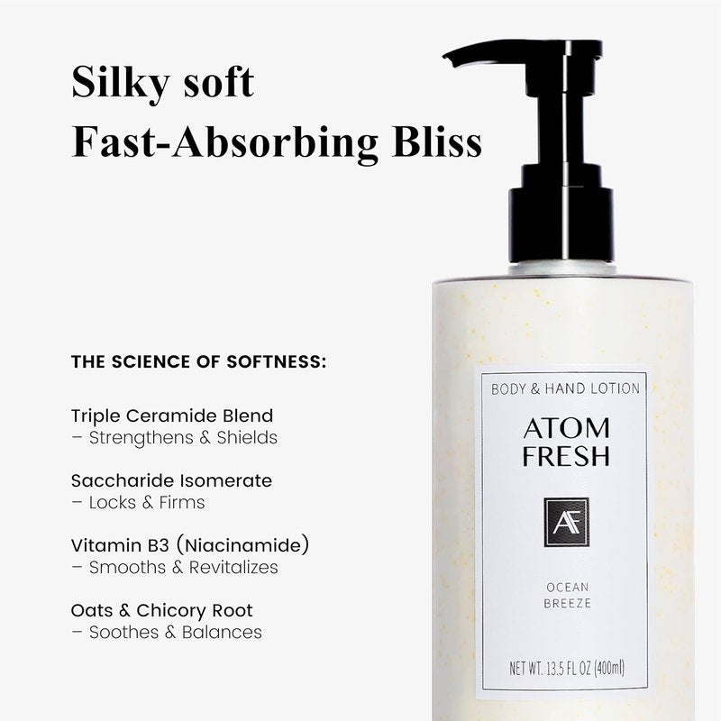Firming Body Lotion with 2% Niacinamide & Peptides - Fast-Absorbing Daily Moisturizer for Dry Skin | 13.5 fl oz