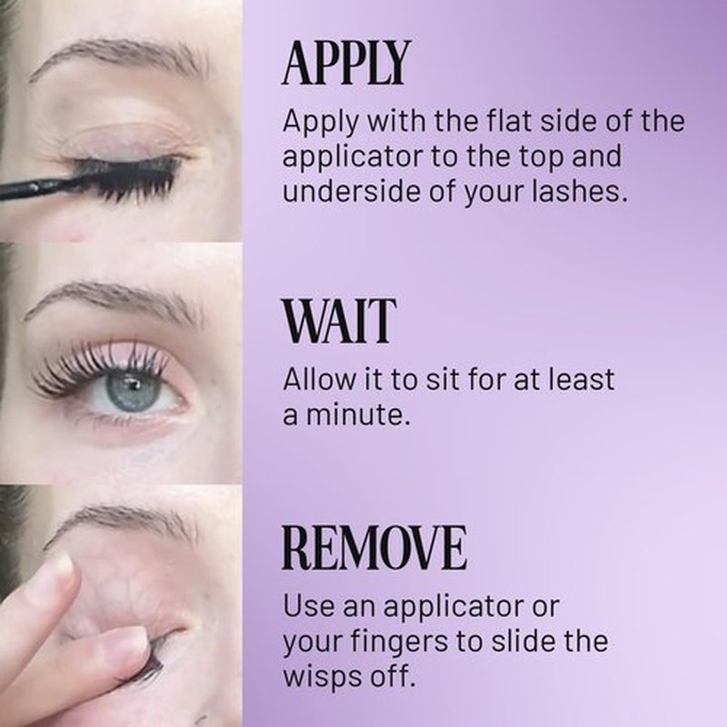 Lilac St. - Ciao for Now Lash Remover - Portable & Gentle Eyelash Glue Remover - Remove Lash Glue from Segments - Collagen Extract & Nourishing Oils - Waterproof - Cruelty Free, Vegan, Women Founded