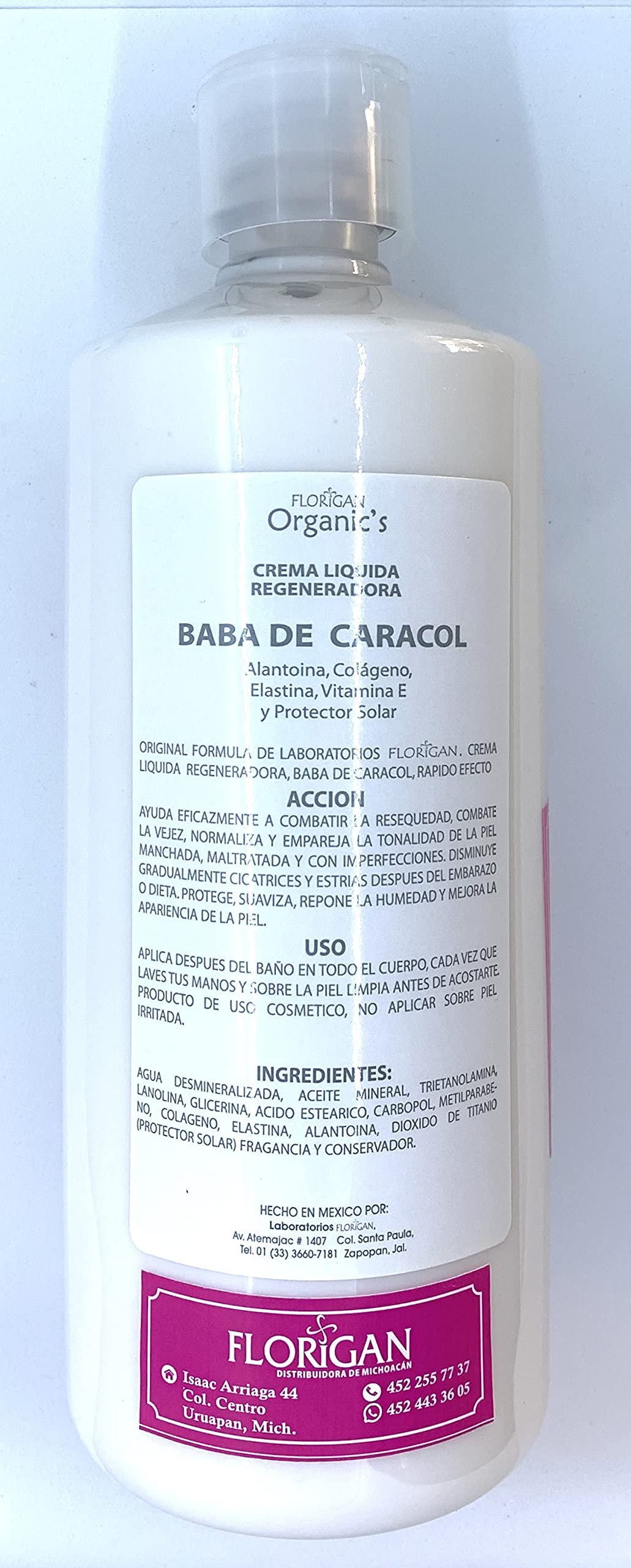 Florigan Face and Body Dynamic Lotion Baba de Caracol 1lt