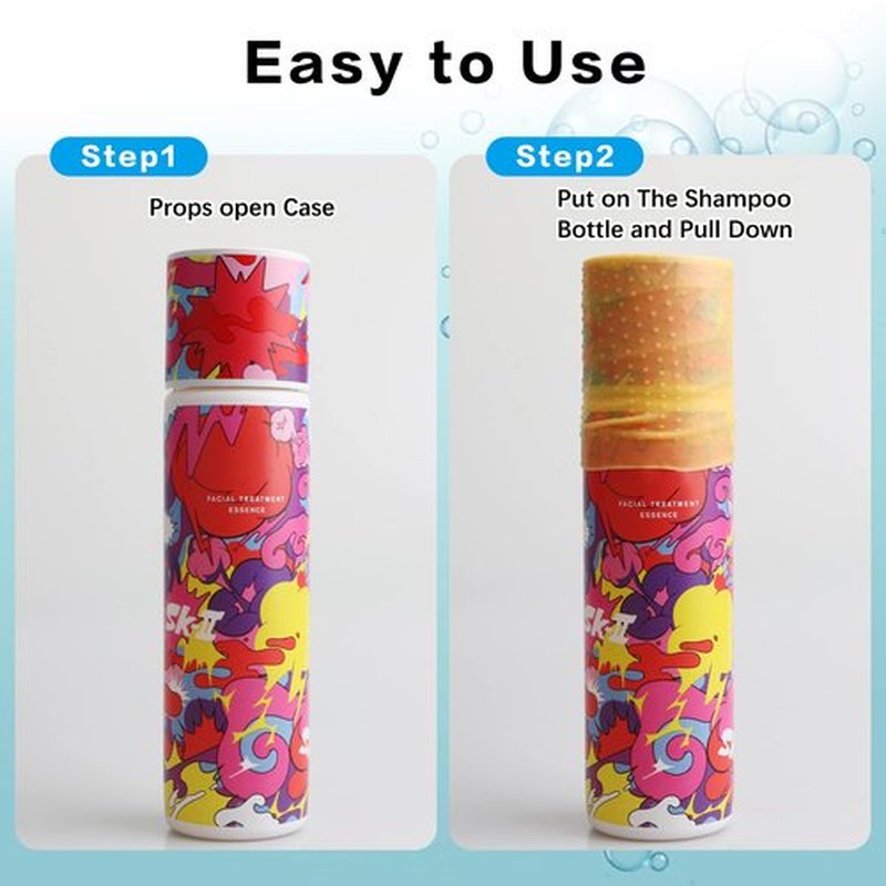 YUBIRD 10 PCS Silicone Travel Sleeves for Toiletries, Toiletry Sleeves for Leak Proofing, Leak Proof Sleeves for Travel Bottles, Travel Size Toiletries, Cruise Must Haves for Women Men
