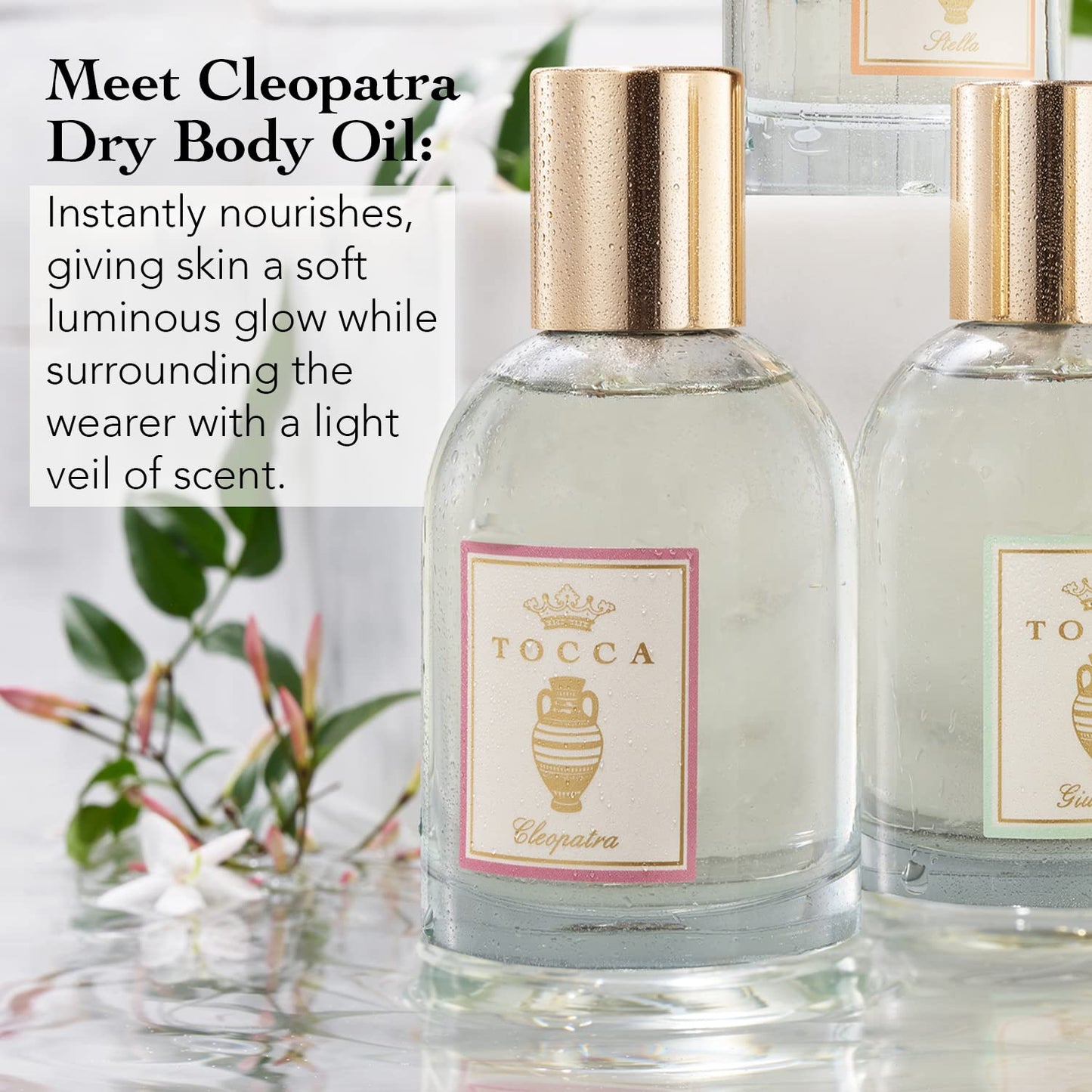 Tocca Cleopatra Scented Dry Body Oil, 3.4 Fl Oz