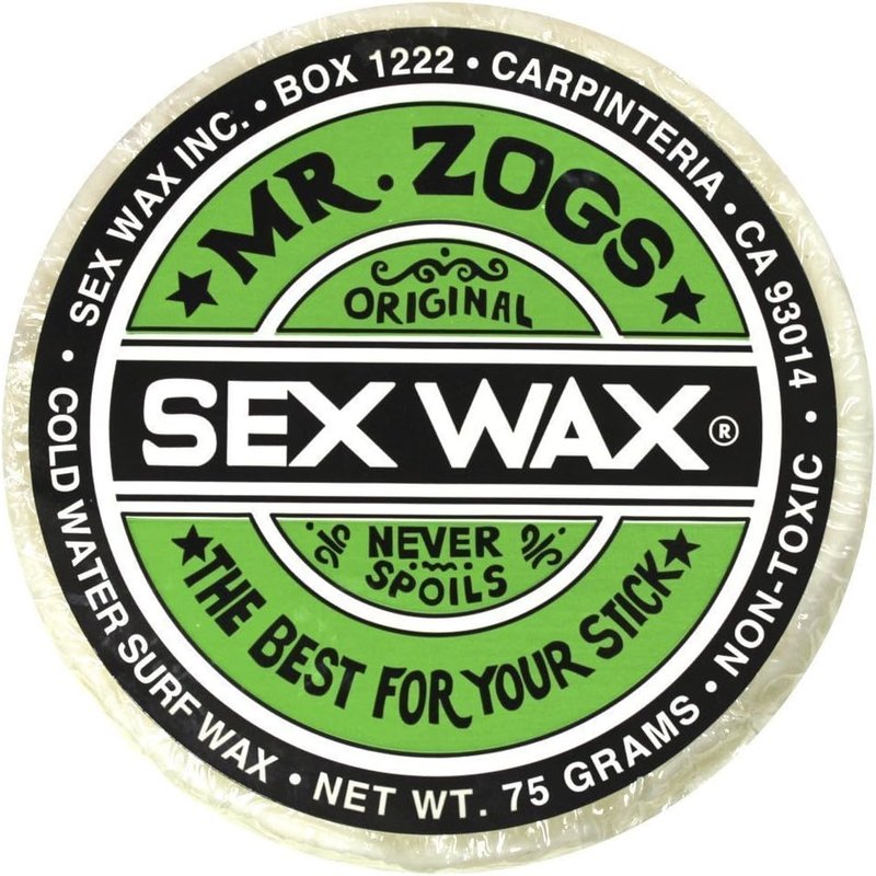 Mr. Zogs Original Sexwax | Cold Water Wax for Surfing - Coconut Scented (White)