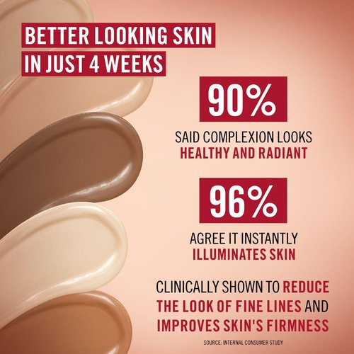 Rimmel Multi-Tasker Better Than Filters, 005 Medium, Face Primer, Glow Booster and Highlighter, Vegan Formula, Anti-Ageing Benefits, Light-Reflecting Pigments, Giant Soft-Touch Wand, 1oz