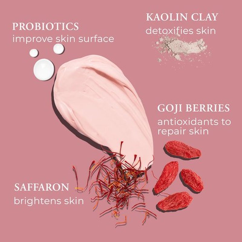 Sulina Shop Rose Facial Mask -Spa Facial Mask for Hydration, Smooths & Brightening -Spa Facial Mask for Dark Spots, Dull Skin, Skincare Facial Mask for Controlling Oil and Refining Pores, Made in USA