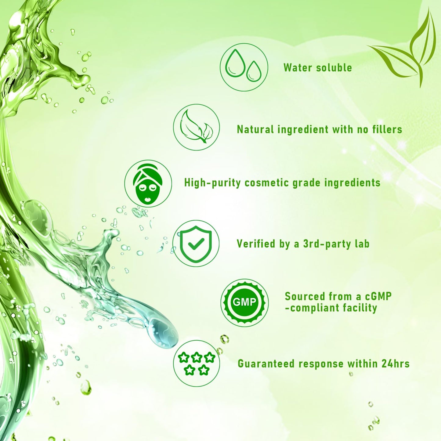 MAYKER Green Tea Extract Powder 0.7 oz, Cosmetic Grade, High In Active EGCG, For DIY Skincare Formulations Only