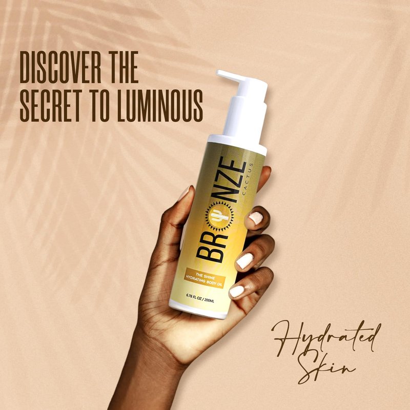 Daily Hydration Shine Body Oil - Deep Moisture & Radiant Glow | Lightweight, Non-Greasy Formula | 6.76 fl oz