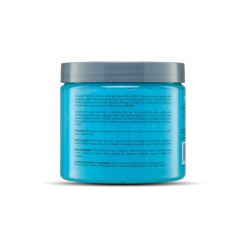 JOHNNY B. Mode Hair Styling Gel for Men, Alcohol-Free, Water Soluble 16 oz.
