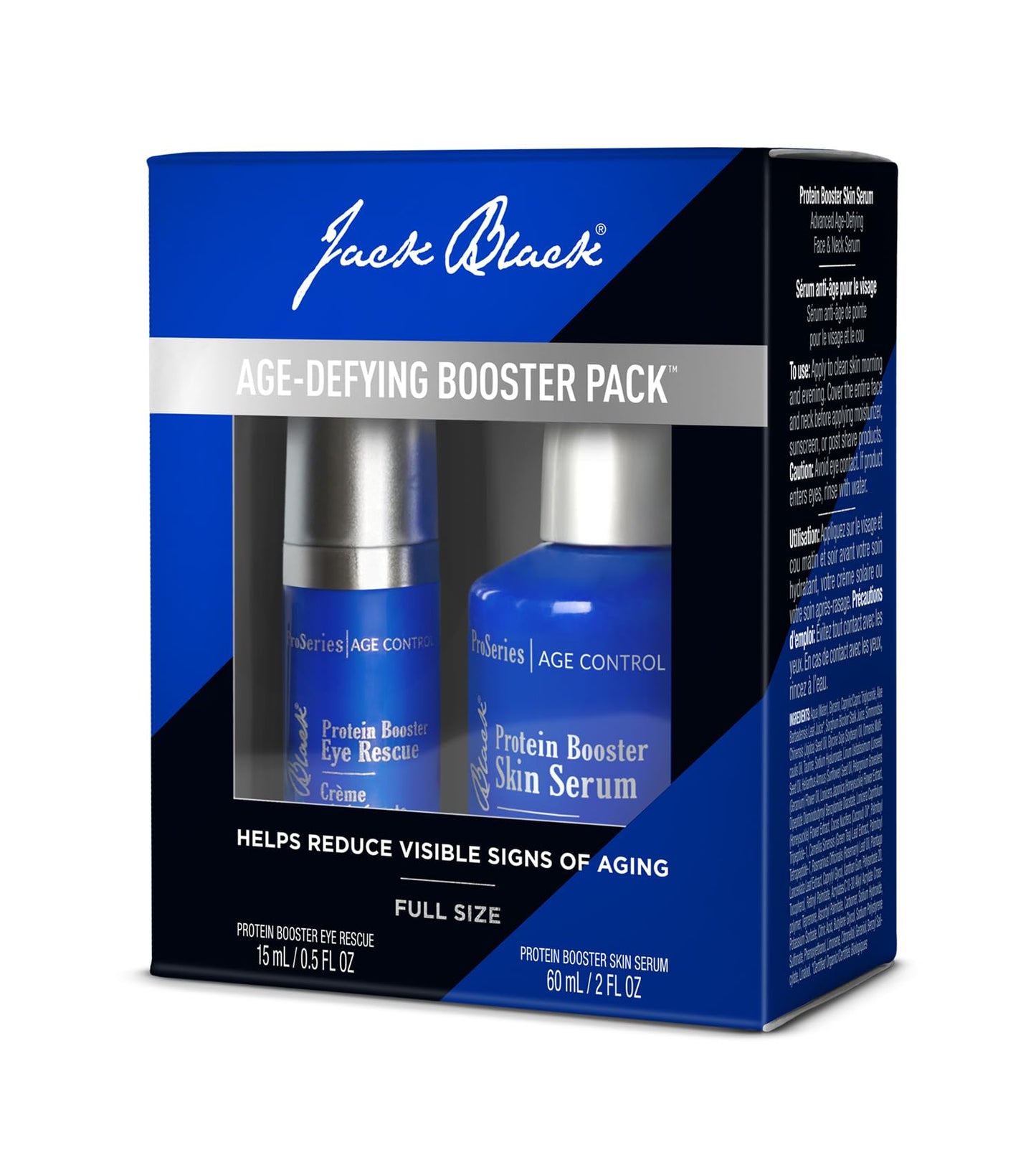 Jack Black Age-Defying Booster Pack with Skin Serum and Eye Rescue