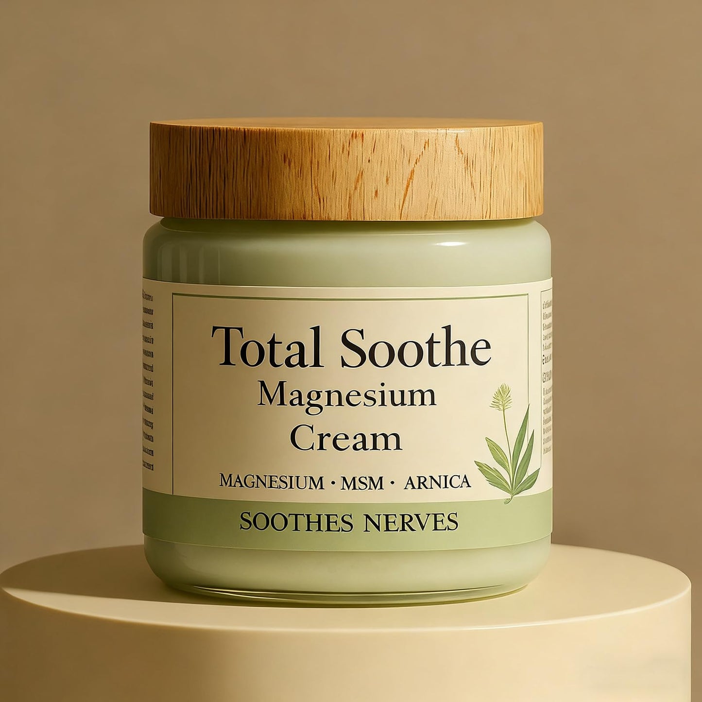 KBSBUBB Total Soothe Magnesium Cream - Joint Relief Cream with Mineral Delivery Formula, MSM & Arnica – Fast Absorbing, Non-Greasy Topical for Everyday Joint & Muscle Comfort