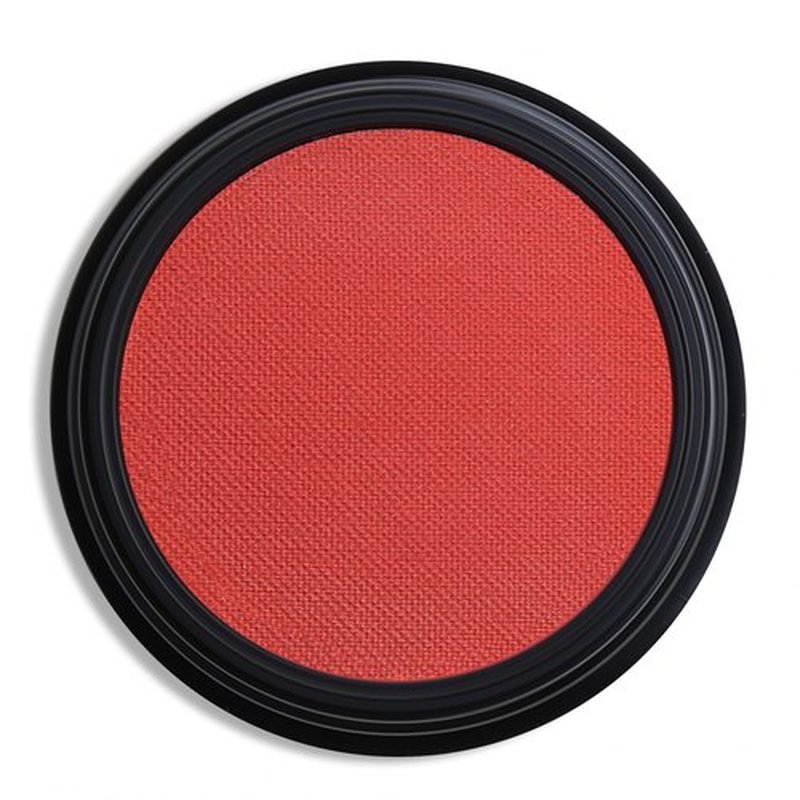 FIVEFULU Single Red Eyeshadow, Pressed Powder Matte Red Eye Shadow Palette Make-up, Blendable Long Lasting High Pigment Red Eye Makeup Halloween Red Eye Paint & Face Body Paint