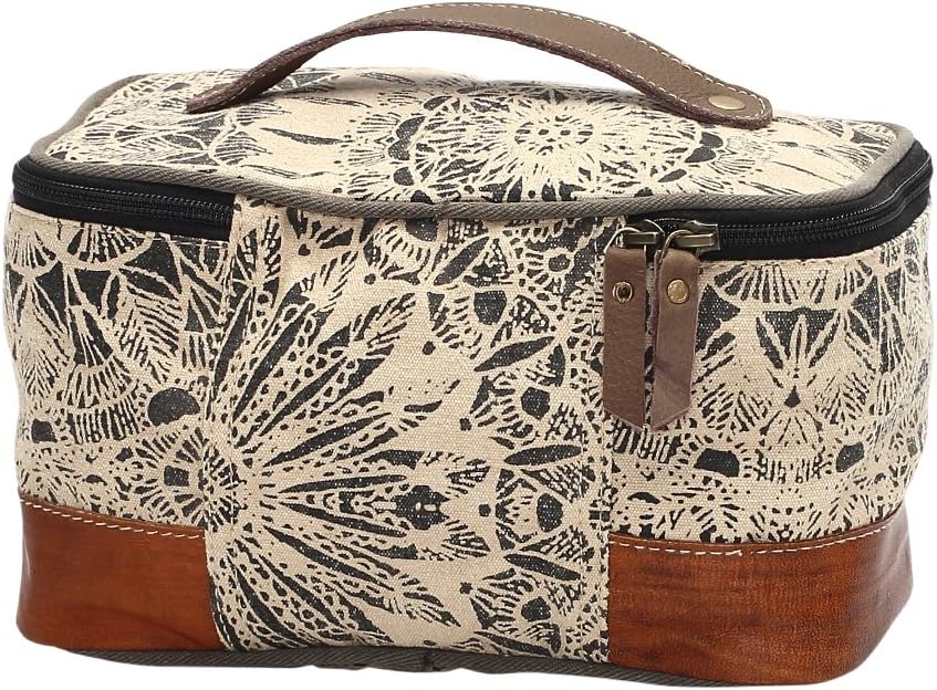 Travel Toiletry Bag with Floral Design - Stylish & Functional Cosmetic Organizer