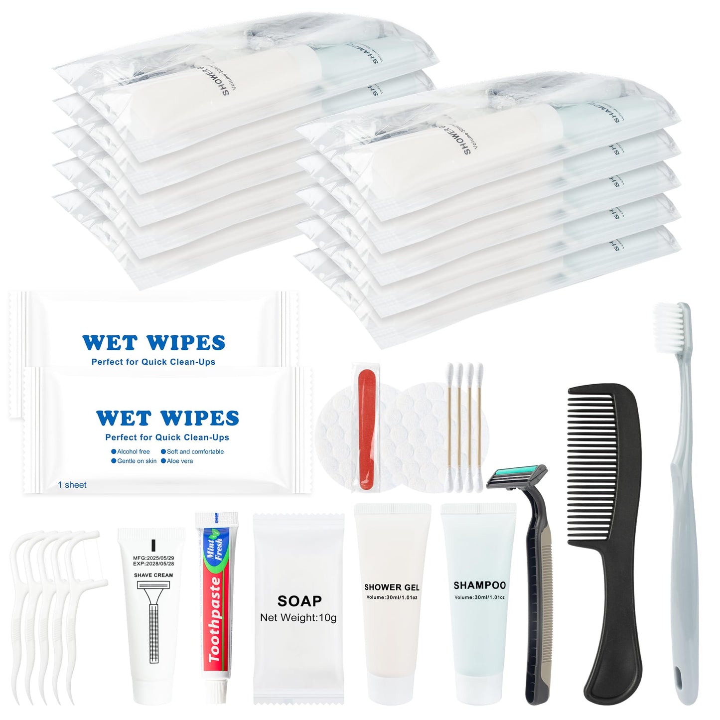 Lomgwumy Hygiene Kit, Convenience Kits in Bulk (10-PACK)