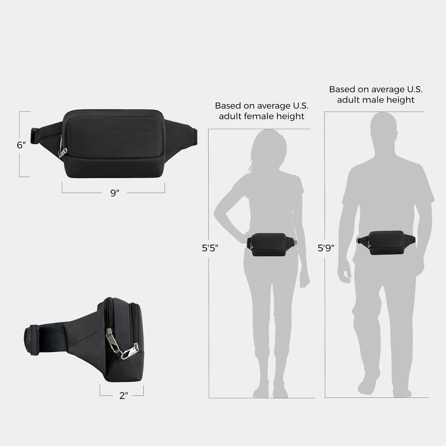 Travelon Anti-Theft Classic Waist Pack