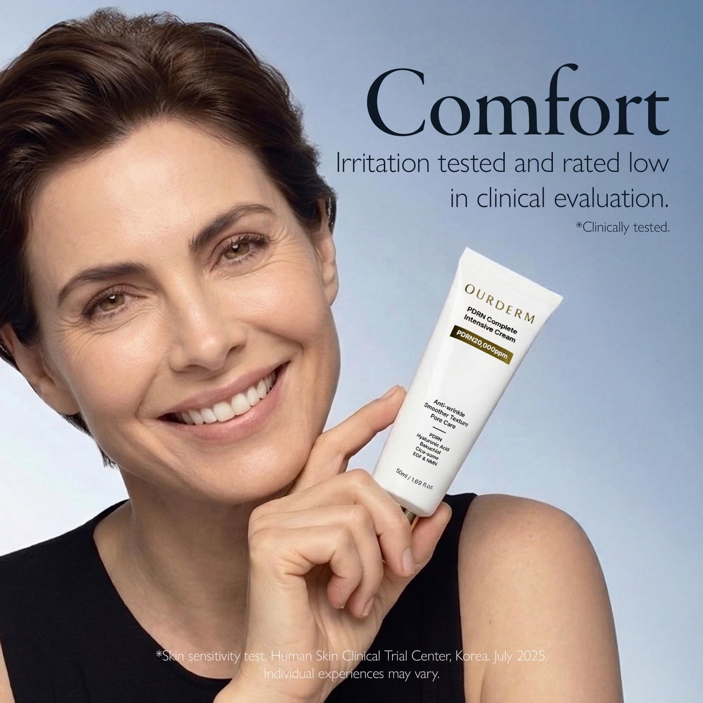 OURDERM PDRN Complete Intensive Cream, PDRN 20,000ppm Daily Face Moisturizer for Skin Hydration & Conditioning, Lightweight Korean Skincare Formula