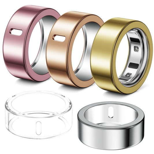 Hexasider 5 Pack Covers Compatible with Oura Ring 4/Oura Ring 3-Size 8