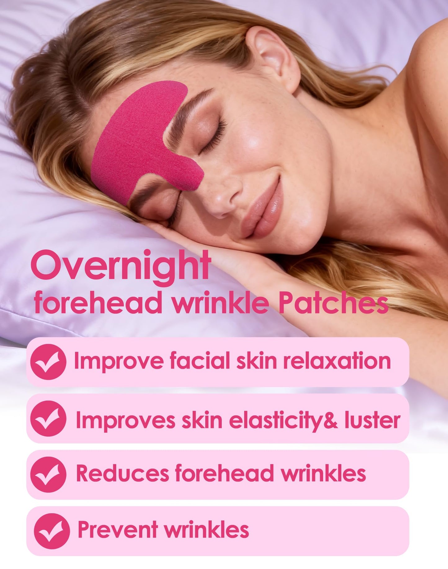 Forehead Wrinkle Patches Overnight, SFUCHIN 15 PCS T Zone Lifting Multi Point Support Facial Patches, Full Coverage for Forehead Wrinkles & 11 Lines, Anti Wrinkle Treatment for Smooth Fine Lines